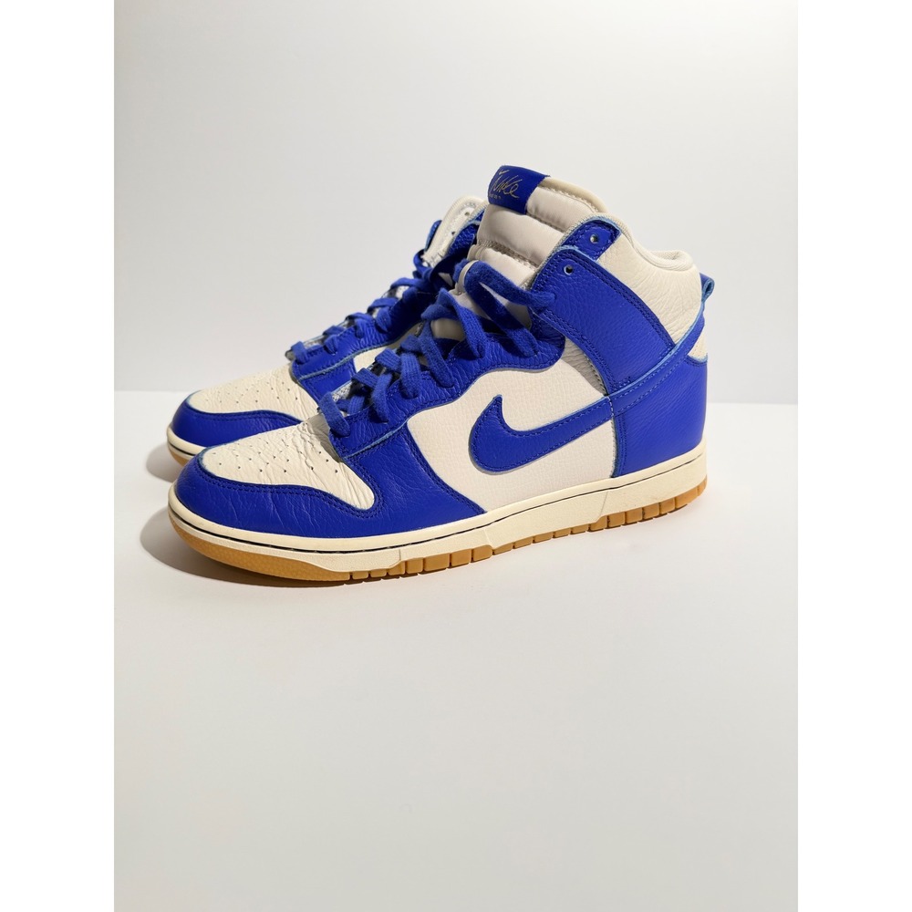 Nike Dunk High Retro Premium Mens 9 Racer Blue Sail Gum FV6612-400